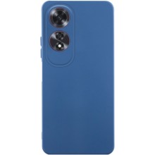 Чохол TPU GETMAN Liquid Silk Full Camera для Oppo A60 4G – Синій