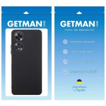 Чохол TPU GETMAN Liquid Silk Full Camera для Oppo A60 4G – Чорний