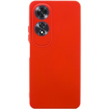 Чехол TPU GETMAN Liquid Silk Full Camera для Oppo A60 4G – Красный