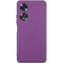 Чохол TPU GETMAN Liquid Silk Full Camera для Oppo A60 4G – Фіолетовий