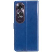 Шкіряний чохол-книжка GETMAN Gallant (PU) для Oppo A60 4G – Синій