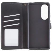 Шкіряний чохол-книжка GETMAN Gallant (PU) для Oppo A60 4G – Чорний