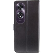Шкіряний чохол-книжка GETMAN Gallant (PU) для Oppo A60 4G – Чорний