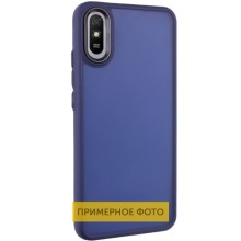 Чехол TPU+PC Lyon Frosted для Oppo A60 4G – Темно-синий