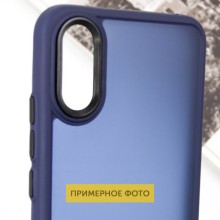 Чехол TPU+PC Lyon Frosted для Oppo A60 4G – Темно-синий
