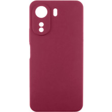 Чохол Silicone Cover Lakshmi Full Camera (AA) для Oppo A60 4G – Бордовий