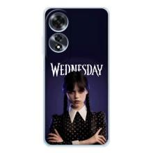 Чехлы с принтом Уэнсдей на OPPO A60 – Wednesdey