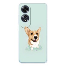 Чехлы с собаками для OPPO A60 (VPrint) (Корги)