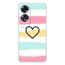 Чохли з тематикою "Маленькі Сердчеки" на OPPO A60 (Гарне сердечко)