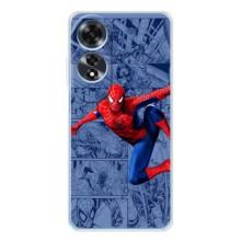 Силиконовый Чехол для OPPO A60 – Человек Паук