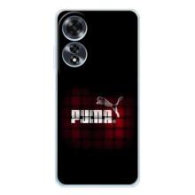 Чехол с Брендами одежды на Оппо А16 – PUMA стиль