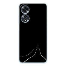 Чехол с картинками на черном фоне для OPPO A60 – Дорога