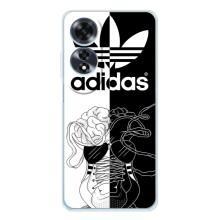 Чехол в стиле "Адидас" для Оппо А16 – Adidas шнурки