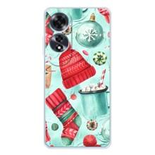 Чехол Санта Клаус для OPPO A60 (Одежда)