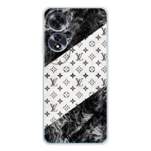 Чехол Стиль Louis Vuitton на OPPO A60 (LV на белом)