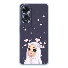 Чохол Стильні дівчата на OPPO A60 – Дівчина та серця
