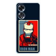 Чехол Супергерой Железный человек на OPPO A60 – Art Iron man