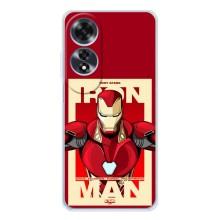 Чехол Супергерой Железный человек на OPPO A60 – Iron man