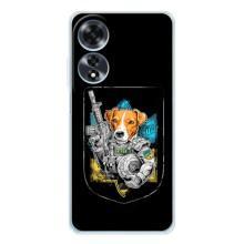 Чехол с принтом для OPPO A60 – Патрон Воин