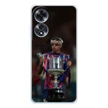 Чехол с футболистом Ламин Ямаль OPPO A60 – Ямал с кубком