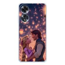 Чехол Рапунцель для OPPO A60 (Принцесса и принц)