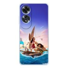 Чехол с мультфильмом Моана OPPO A60 – Моана и Мауи