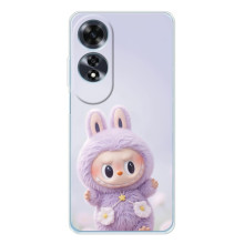 Чохол з принтом Лабубу для OPPO A60 – Фіолетовий Лабубу