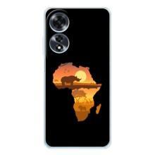 Летний Чехол на OPPO A60 – Карта