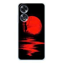Летний Чехол на OPPO A60 – Красный Закат