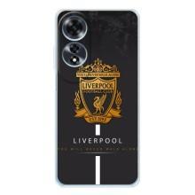 Силиконовые Чехлы принт Футбол на OPPO A60 – Liverpool