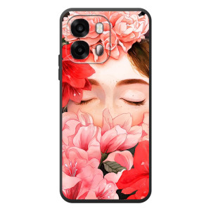 Чехлы (ART) Цветы на OPPO A6s (VPrint)