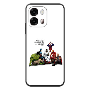 Чохли для OPPO A6s (Для Християн) (Ісус супергерой)