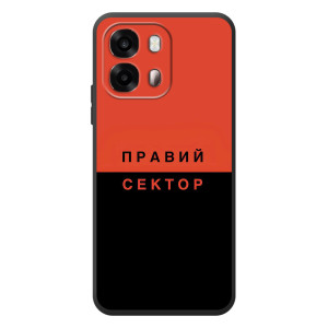Чехлы УПА (Красно-Чёрный) на OPPO A6s – Правый Серктор