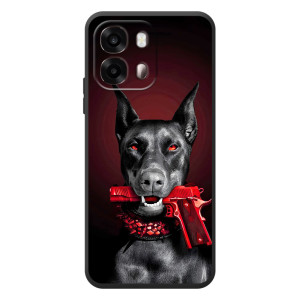 Чохол ДОБЕРМАН  для OPPO A6s – Доберман злий