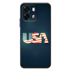 Чехол Флаг USA для OPPO A6s – USA