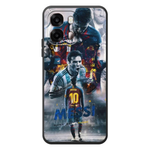Чехол Месси футболист для OPPO A6s – Коллаж Месси