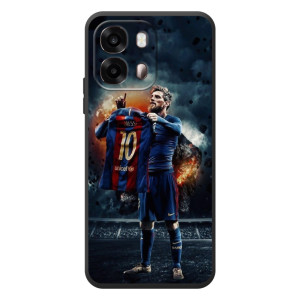 Чехол Месси футболист для OPPO A6s – Месси с футболкой