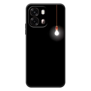 Чехол с картинками на черном фоне для OPPO A6s – Лампочка