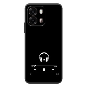 Чехол с картинками на черном фоне для OPPO A6s – Плеер