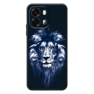 Чохол з картинкою на OPPO A6s – Лев – синій