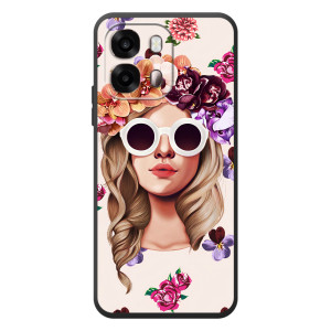 Чохол з картинкою Модні Дівчата OPPO A6s – Дівчина в окулярах