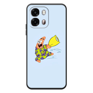 Чехол с картинкой Патрик на OPPO A6s – Патрик с подушкой