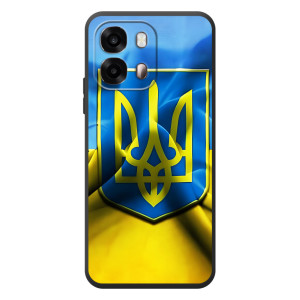 Чохол з картинкою (Патріотичний ГЕРБ) на OPPO A6s – Герб і Прапор України