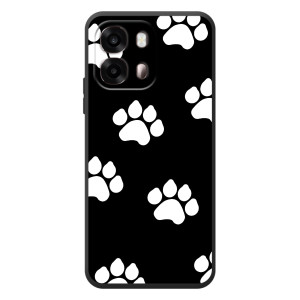 Бампер для OPPO A6s з картинкою "Песики" (Сліди собак)