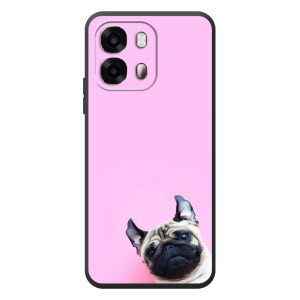 Бампер для OPPO A6s з картинкою "Песики" (Собака на рожевому)