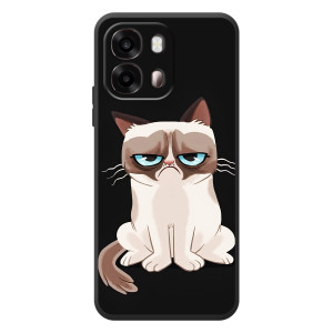 Чехол с принтом для OPPO A6s (AlphaPrint) Модные коты