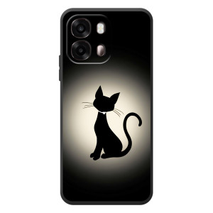 Чехол с принтом для OPPO A6s (AlphaPrint) Модные коты