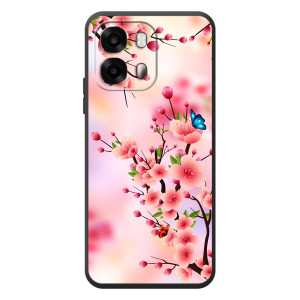 Чехол с принтом САКУРЫ на OPPO A6s – Бабочки на сакуре