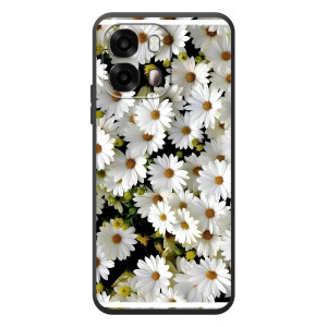 Чехол с ромашками на OPPO A6s – Рамка в ромашках