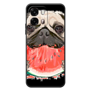 Чохол (ТПУ) Милі песики для OPPO A6s (Смішний Мопс)